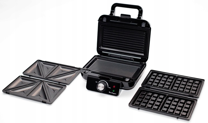 Gofrownica 3w1 – opiekacz, toster, grill, regulacja temperatury,