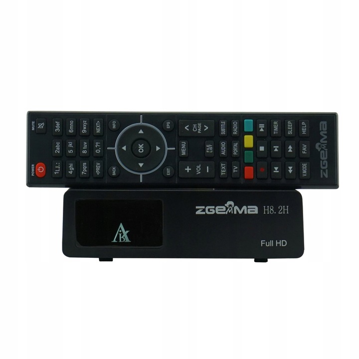 TUNER ZGEMMA H8.2H DEKODER SAT + DVB-T2 HEVC ENIGMA2 E2 + ADAPTER