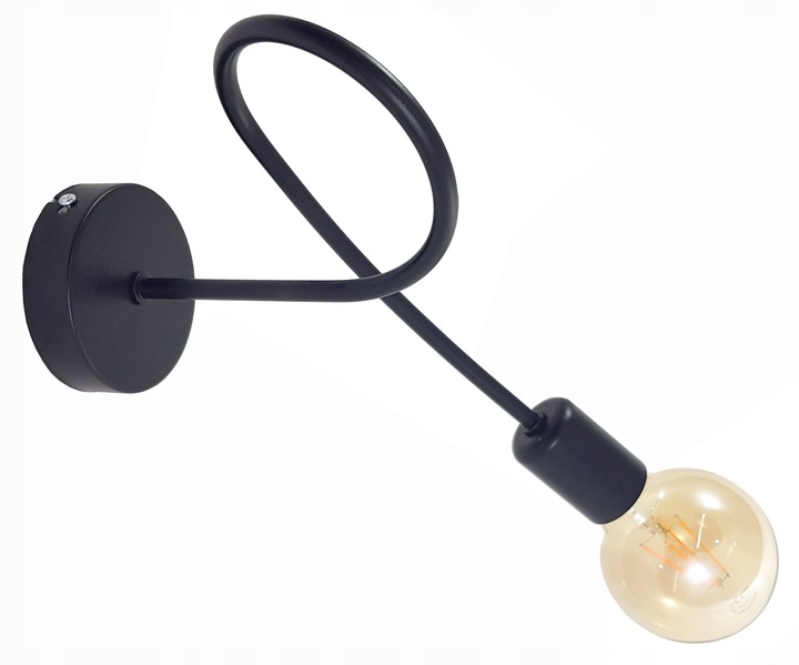 Kinkiet ścienny kręcony drut LOFT EDISON 1x E27