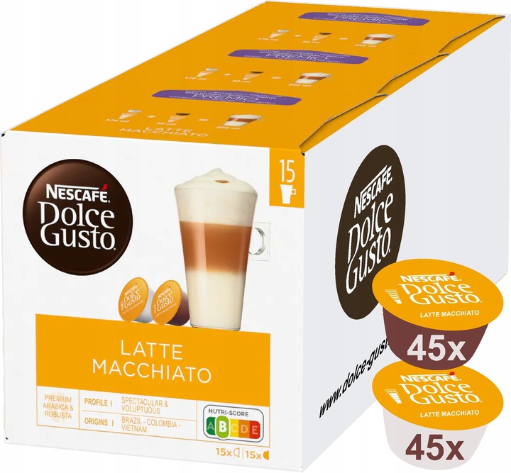 Kapsułki Nescafe Dolce Gusto Latte Macchiato 30szt