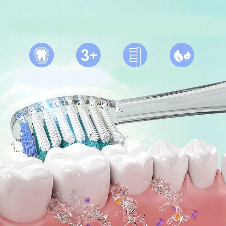 Soniczna Szczoteczka do Zębów dla Dzieci SEAGO SG-977 Zielona 4