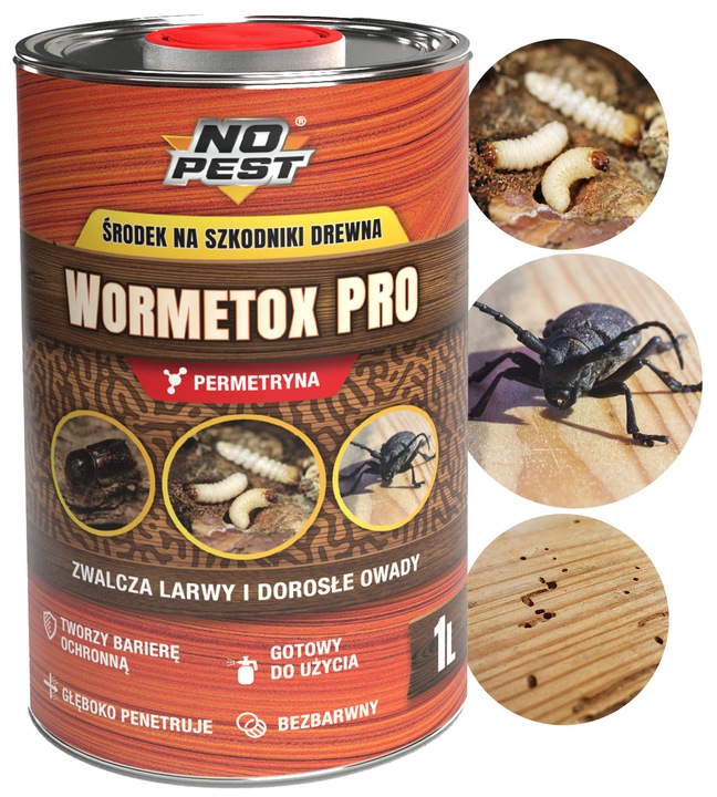ŚRODEK PREPARAT NA KORNIKI SZKODNIKI DREWNA NO PEST IMPREGNAT