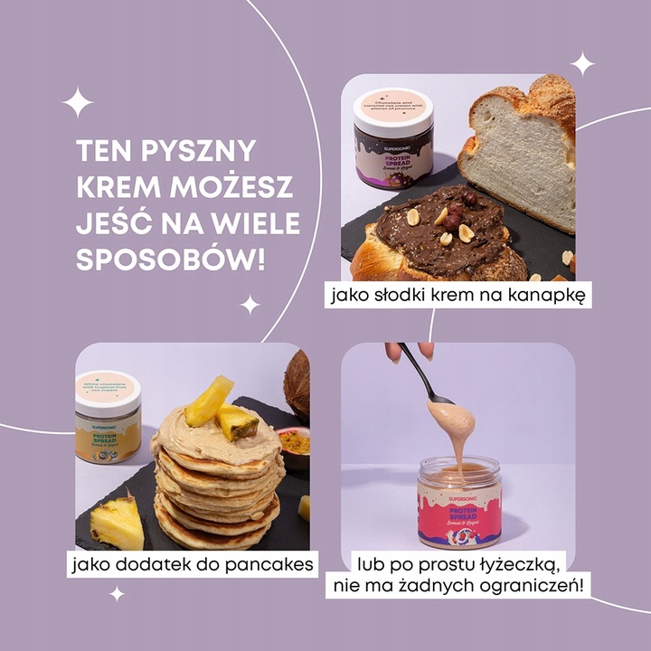Posiłek SUPERSONIC Smart Meal WPC Zamiennik Posiłku w Proszku + KREM GRATIS