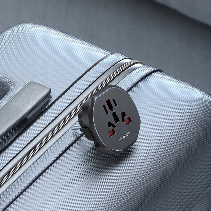 MCDODO ADAPTER PODRÓŻNY PRZEJŚCIÓWKA ANGIELSKA WTYCZKA EU DO USA EU US