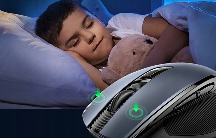 UGREEN Bezprzewodowa Myszka Komputerowa 2.4GHz Sensor Optyczny Mysz Do PC