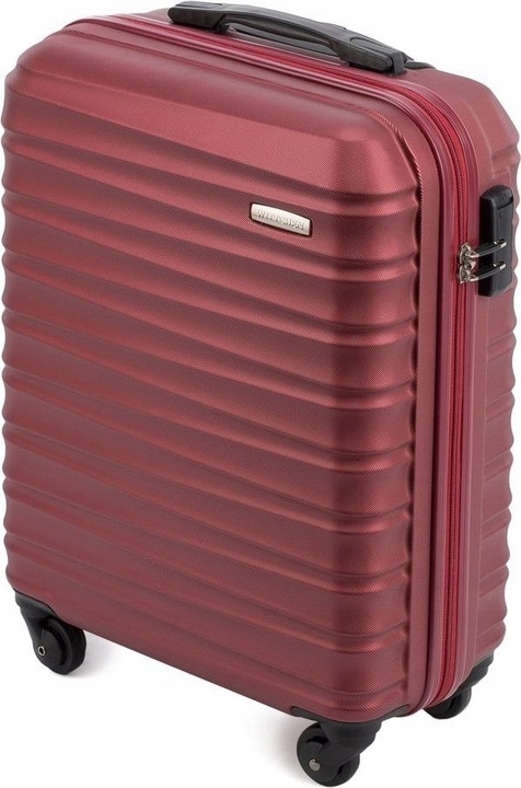 Nowoczesna Mała walizka WITTCHEN 56-3A-311 bordowa