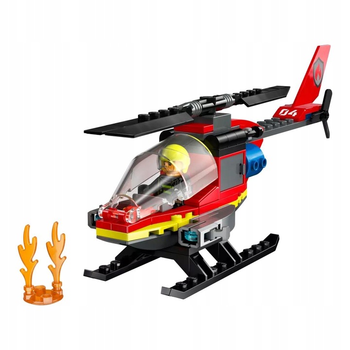 LEGO CITY 5+ STRAŻACKI HELIKOPTER RATUNKOWY 60411