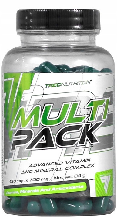 WITAMINY I MINERAŁY Trec Vitality MULTIPACK 120 kaps KOMPLEKS DLA ZDROWIA