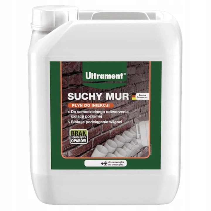 ULTRAMENT SUCHY MUR ŚRODEK DO INIEKCJI OSUSZANIA ŚCIAN OSUSZANIE 30kg
