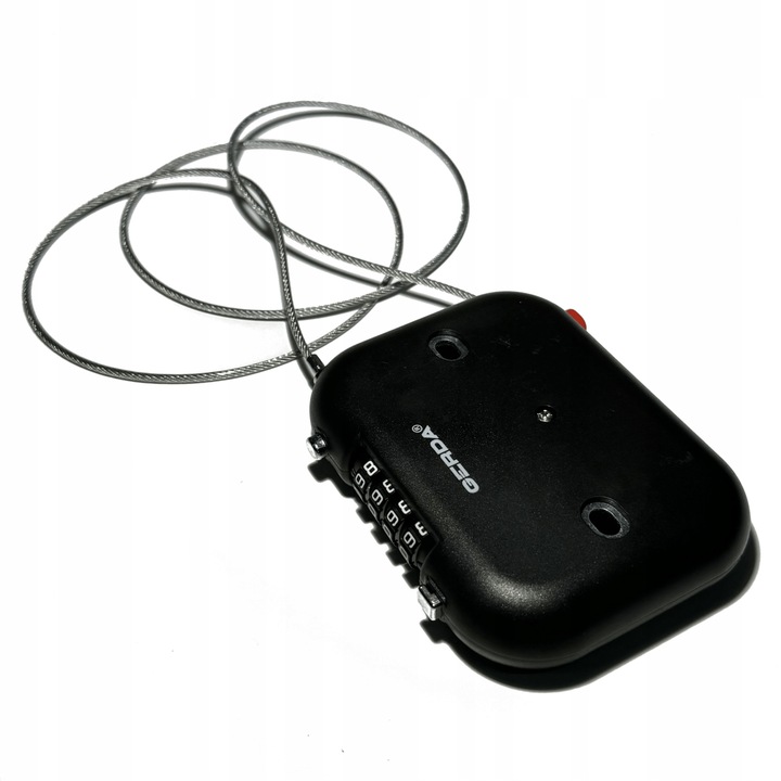 Zapięcie rowerowe zwijane GERDA MINI COMBO FLEX 900 Czarny Uniwersalny