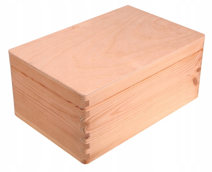 SKRZYNKA KUFER PUDEŁKO DREWNIANE DECOUPAGE 30x20