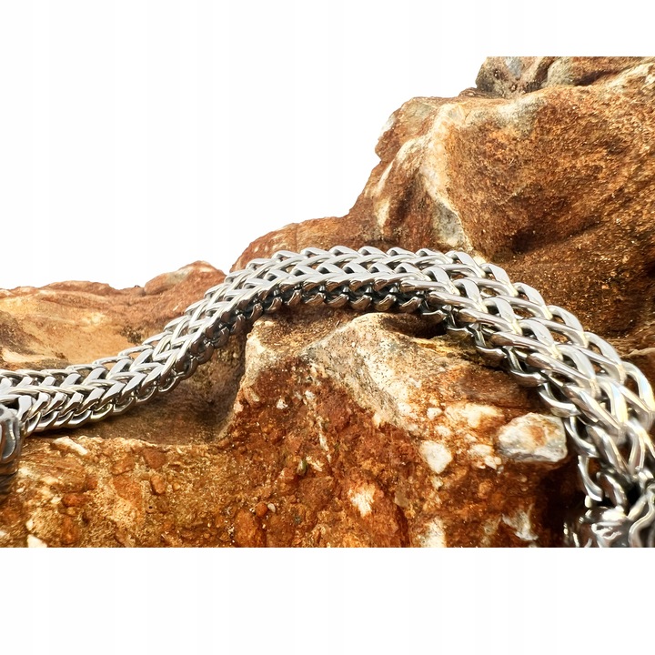 Bransoletka męska VIKING pudełko torebka prezentowa dla mężczyzny 21,5 cm