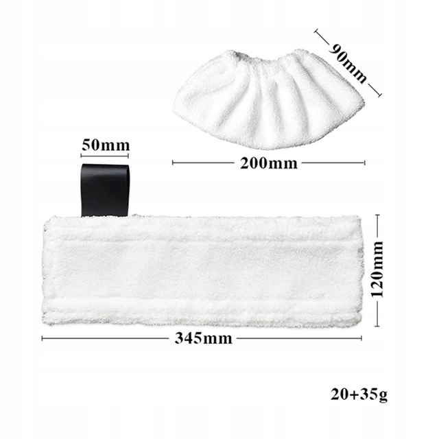 4x Nakładka ściereczka do Parownic Karcher SC1 SC2 SC3 SC4 SC5 SI4 SG4