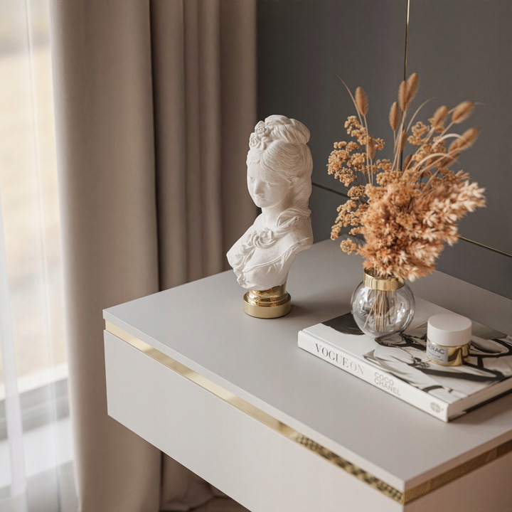 Stolik nocny AURORA wiszący kaszmir