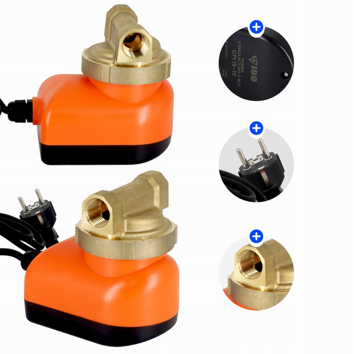 POMPA CYRKULACYJNA OBIEGOWA CWU DO WODY ENERGOOSZCZĘDNA CPI 15-15