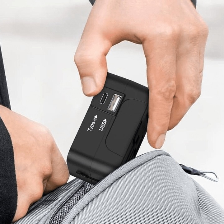 PRZEJŚCIÓWKA ADAPTER GNIAZDKA PODRÓŻNY USA UK EU CAŁY ŚWIAT 2 USB ŁADOWARKA