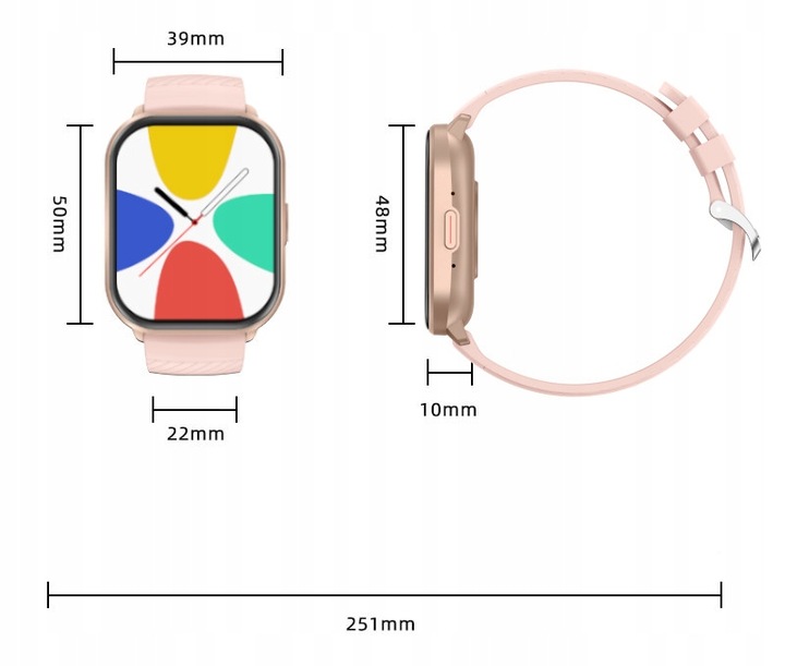 Smartwatch WENOM SPORT menu POLSKIE pulsometr krokomierz zegarek smart