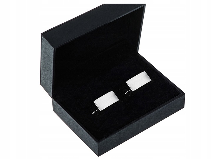 KLASYCZNE Spinki do Mankietów Koszuli +PUDEŁKO s75