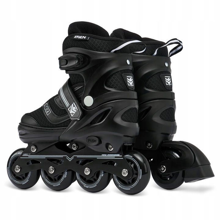 Rolki Regulowane RAVEN Drill Black 34-37