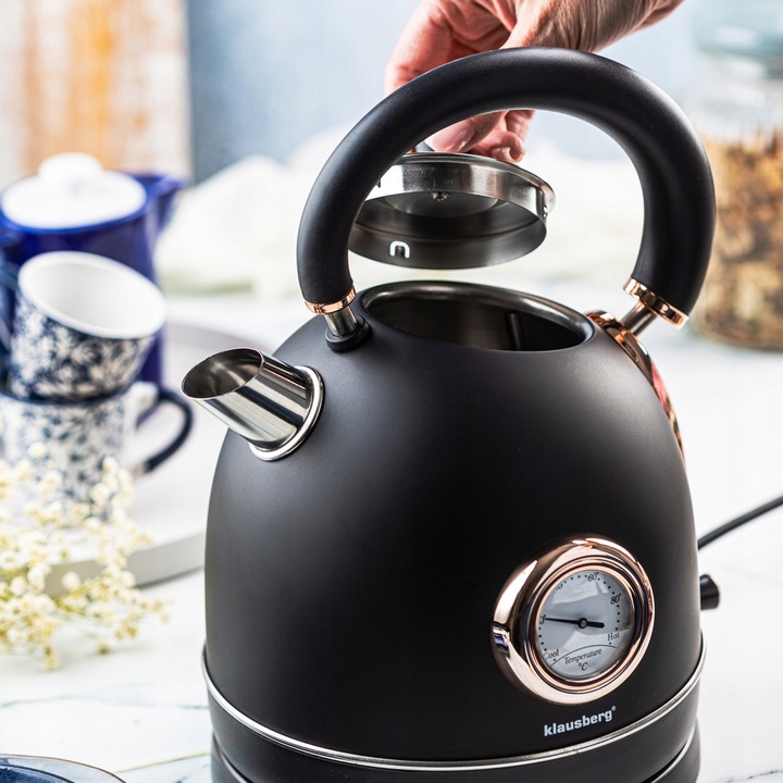 Czajnik elektryczny 1.8L z Termometrem RETRO Klausberg KB-7905 2200W
