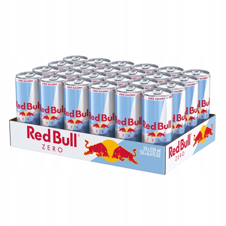 RED BULL Napój Energetyczny Zero bez cukru 24x250ml ZESTAW