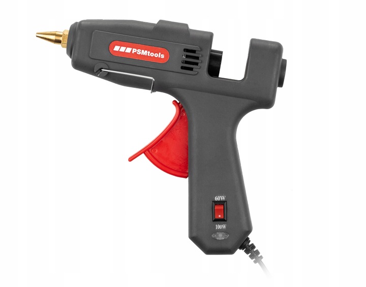 PROFESJONALNY PISTOLET DO KLEJU NA GORĄCO 11MM REGULACJA + KLEJ 1kg 35szt