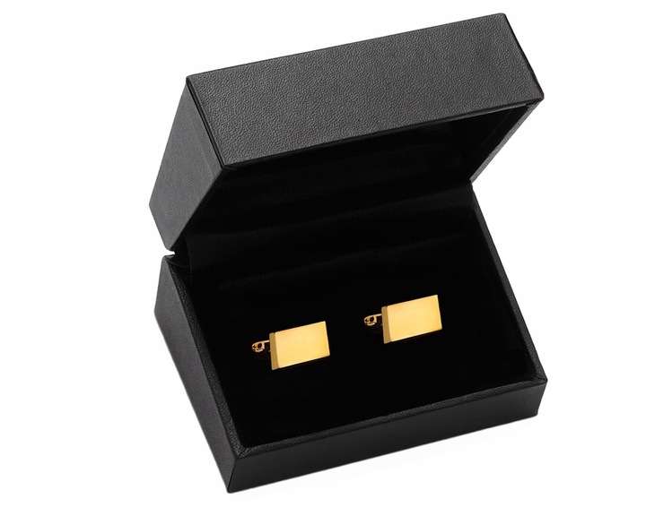 MODNE Spinki do Mankietów Koszul + PUDEŁKO D7-12