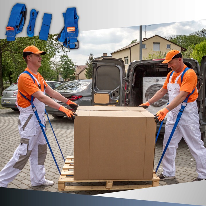 PASY do PRZENOSZENIA Mebli Gabarytów Jakościowe Szelki PRZEPROWADZKA