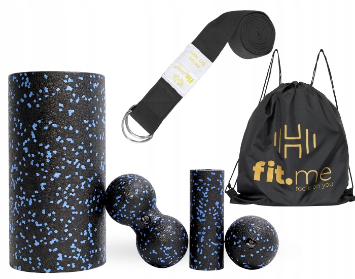 ZESTAW ROLLERÓW DO MASAŻU WAŁEK DUŻY MAŁY PIŁKA POJEDYNCZA DUOBALL EPP 4W1