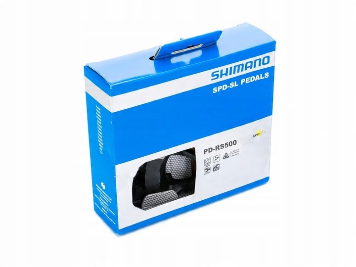 Pedały rowerowe szosowe Shimano SPD-SL PD-RS500 wpinane + bloki