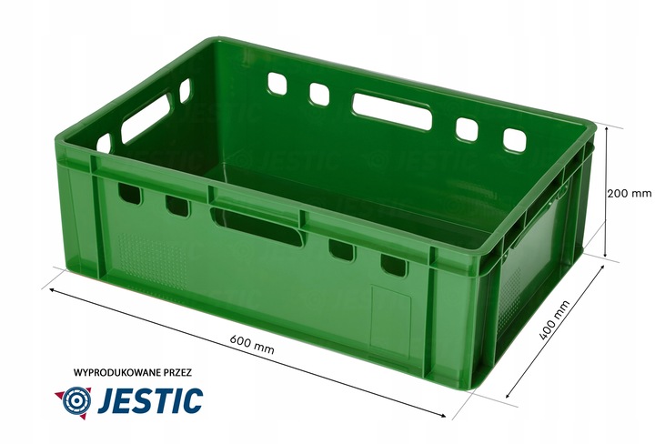 Skrzynka Pojemnik EURO E2 Plastikowa NOWA MOCNA