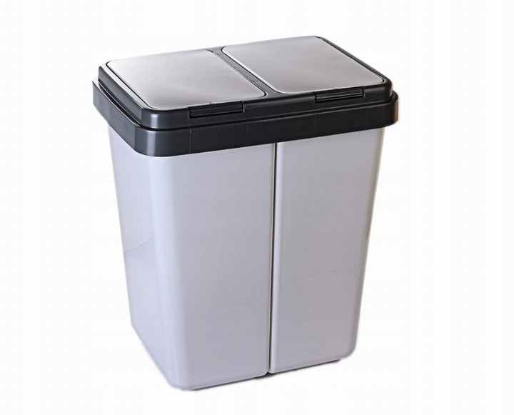 POJEMNIK KOSZ KOSZE DO SEGREGACJI ŚMIECI 60L