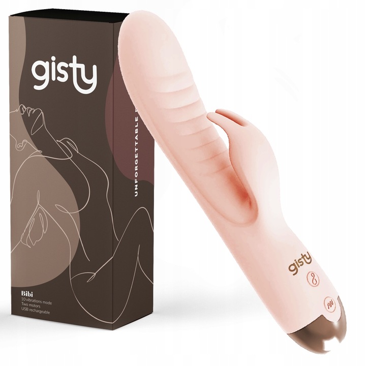 GISTY Wibrator damski króliczek posuwisty masażer do łechtaczki punktu