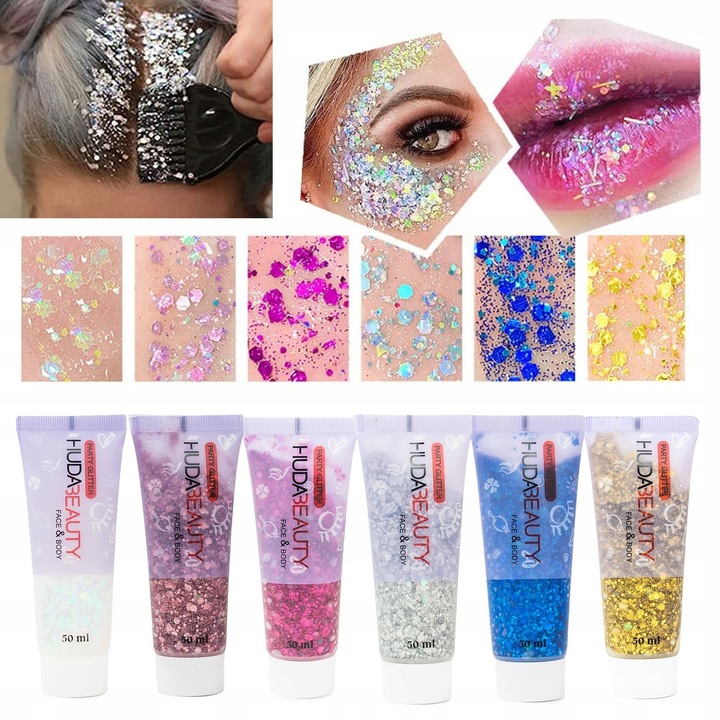 BROKAT DO ZDOBIENIA TWARZY CIAŁA UST WŁOSÓW GEL