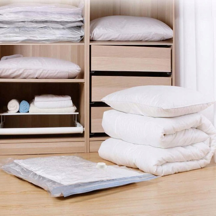 Worki Próżniowe na Ubrania Pościel do Pakowania 14 szt Zestaw + Pompka