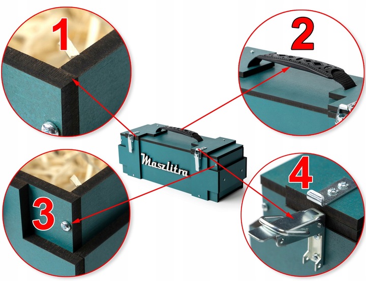 Prezent na 18-99 urodziny dla Taty Kolegi skrzynka na alkohol Maszlitra