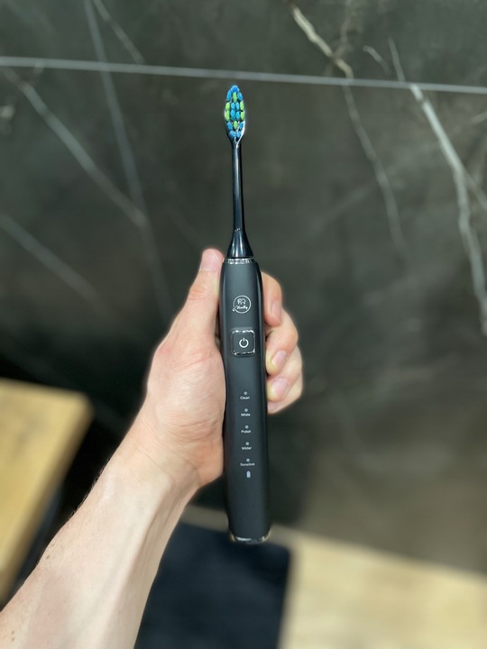 SZCZOTECZKA SONICZNA DO ZĘBÓW ELEKTRYCZNA DLA DOROSŁYCH DZIECI HEELLY ETUI