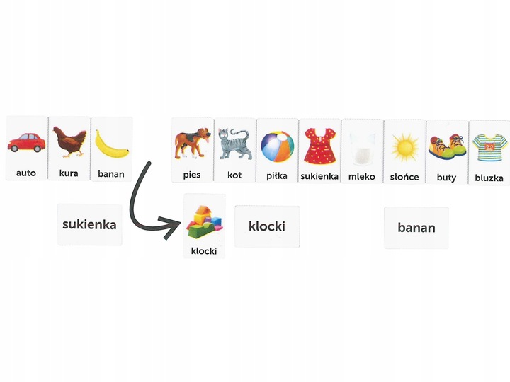 ZABAWA W CZYTANIE - GRA EDUKACYJNA - NAUKA CZYTANIA PIERWSZE SŁOWA ADAMIGO