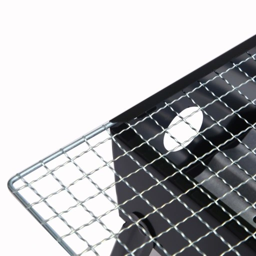 GRILL TURYSTYCZNY PRZENOŚNY SKŁADANY WĘGLOWY KEMPINGOWY METALOWY WALIZKA