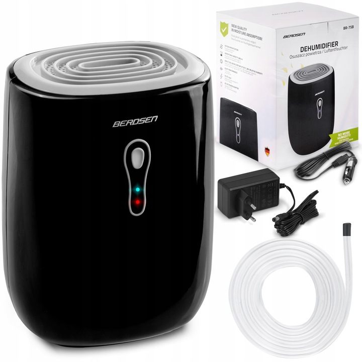 Osuszacz powietrza pochłaniacz wilgoci 800ml 23W BERDSEN