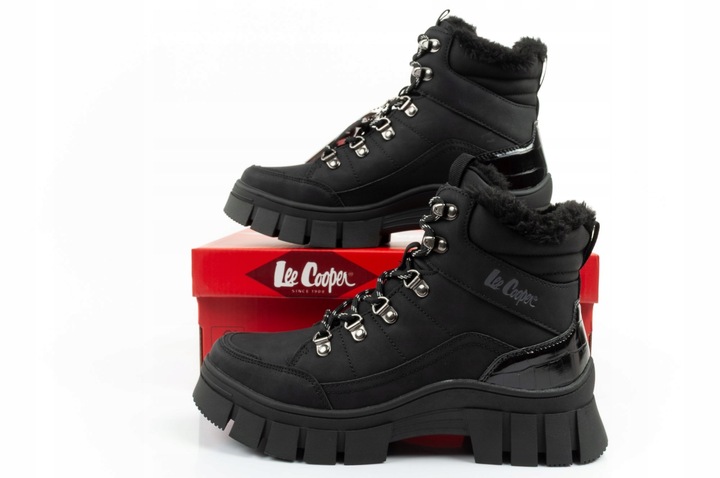 Buty sportowe damskie zimowe trekkingowe Lee Cooper r.39 ocieplane