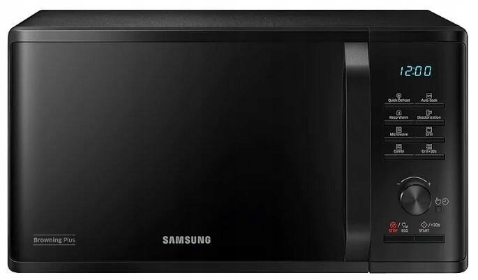 Kuchenka mikrofalowa SAMSUNG MG23K3515AK/EO z grillem 23l