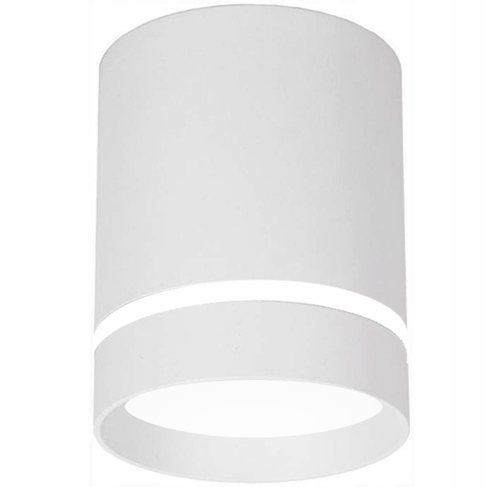 Oprawa Natynkowa Halogenowa Tuba GU10 LED sufitowa spot biała