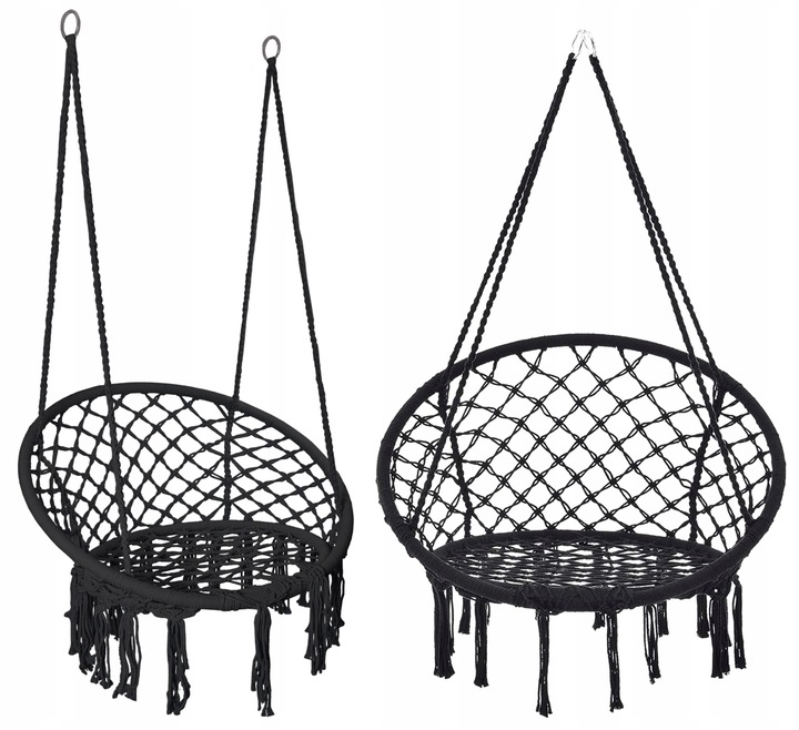 FOTEL WISZĄCY BOCIANIE GNIAZDO HUŚTAWKA OGRODOWA HAMAK DO OGRODU