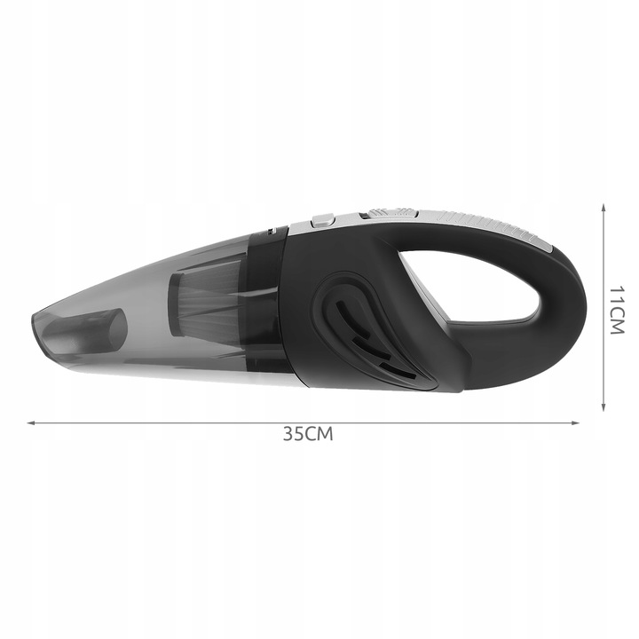 Odkurzacz Samochodowy Bezprzewodowy Ręczny Akumulatorowy Mocny