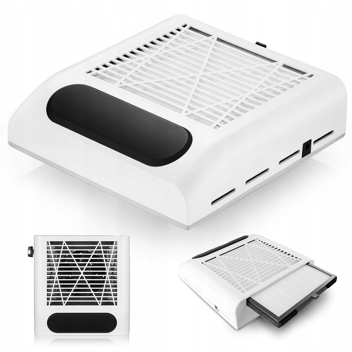 Pochłaniacz pyłu 80W kasetowy bezworkowy z filtrem