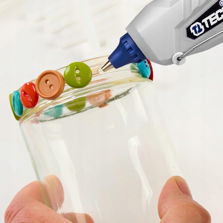 PISTOLET DO KLEJU NA GORĄCO KLEJARKA 100W + KLEJ WKŁADY 11MM MOCNY