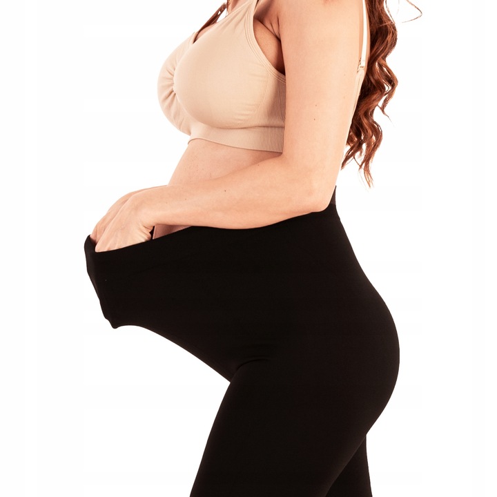 BambusowenRajstopy Ciążowe OCIEPLANE FUTERKIEM od wewnątrz do –30°C