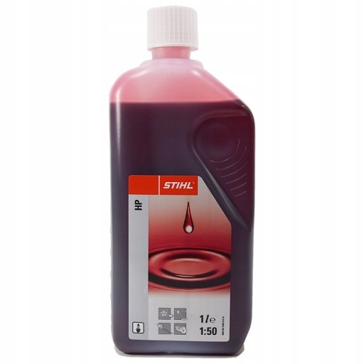 Oryginalny Czerwony olej do Mieszanki paliwa STIHL HP 1 L - Do Pilarek