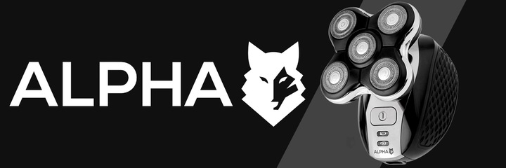 Golarka Męska ALPHA - Maszynka + Trymer do Golenia Brody, Włosów i Głowy